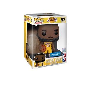 Funko POP! NBA: Lakers - 10" LeBron James (Yellow Jersey).